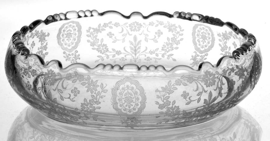 June Night (No Trim) Nut Dish by Tiffin-Franciscan-1