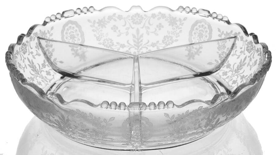 June Night (No Trim) 6" Round 3 Part Relish by Tiffin-Franciscan-1