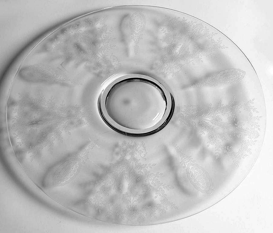 June Night (No Trim) 14" Torte Plate by Tiffin-Franciscan-1