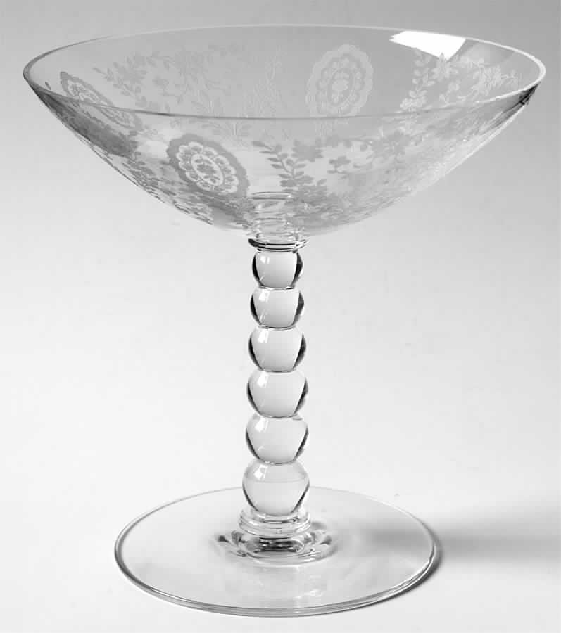 June Night (No Trim) Round Compote (Height X Width) by Tiffin-Franciscan-1