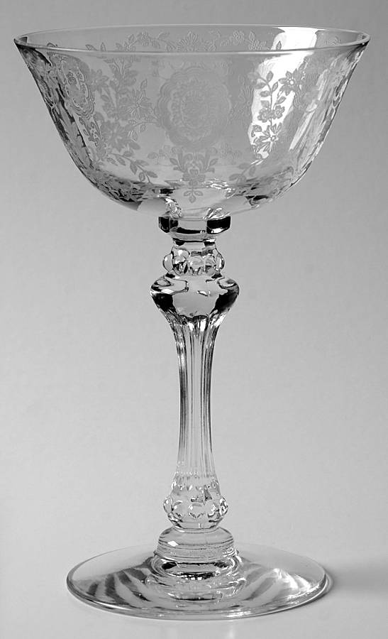 June Night (No Trim) Champagne/Tall Sherbet by Tiffin-Franciscan-1