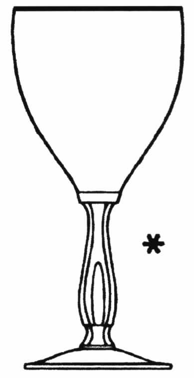 June (Platinum Trim) Water Goblet by Tiffin-Franciscan-1