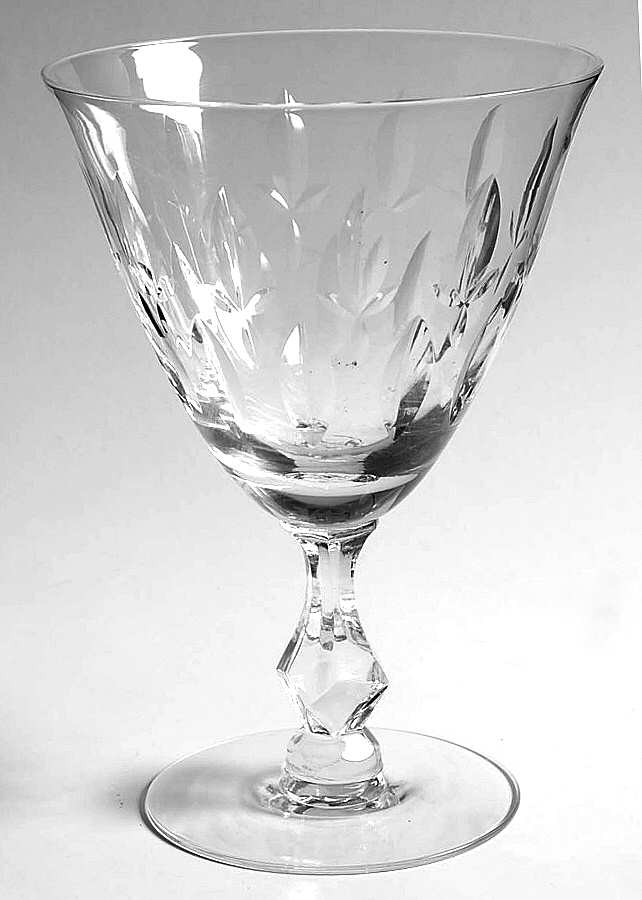 Karen (Stem #17492) Water Goblet by Tiffin-Franciscan-1