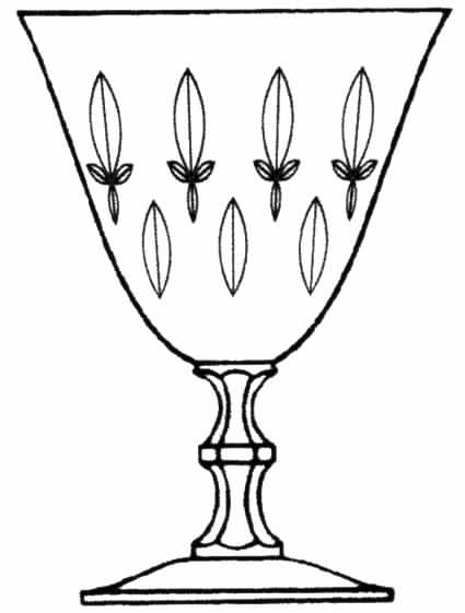 Karen (Stem #17474) Water Goblet by Tiffin-Franciscan-1