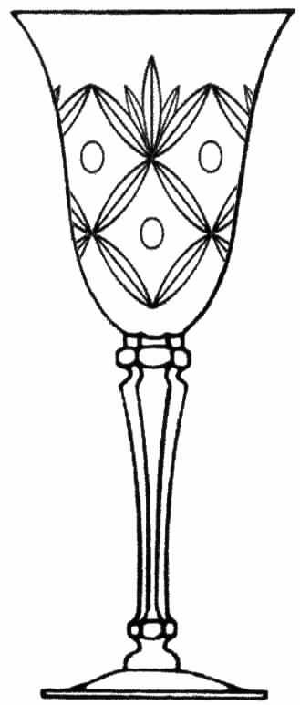 Keats Water Goblet by Tiffin-Franciscan-1