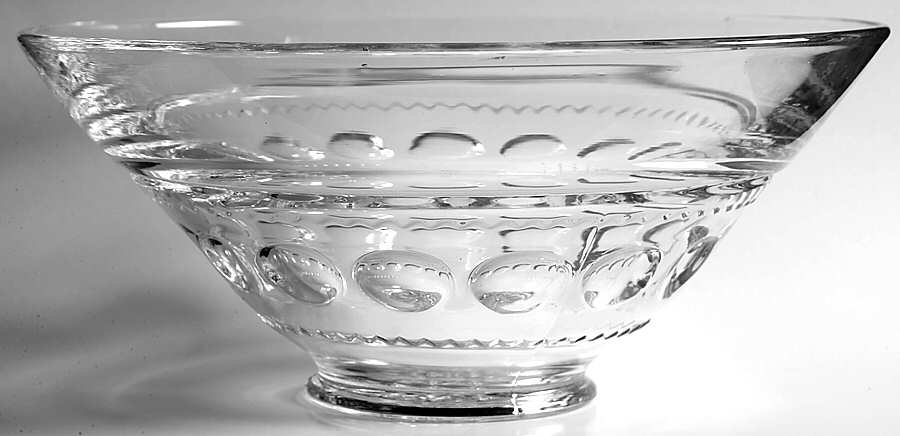 King's Crown-Clear 11" Flared Bowl by Tiffin-Franciscan-1