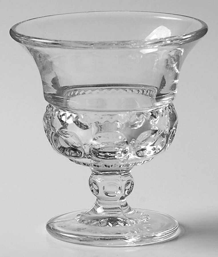 King's Crown-Clear Oyster or Fruit Cocktail by Tiffin-Franciscan-1