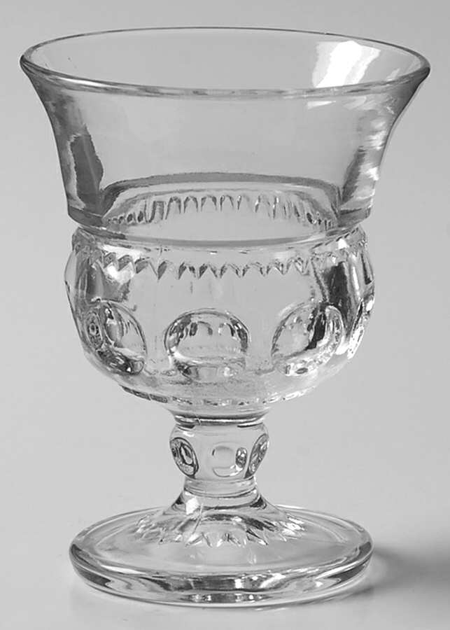 King's Crown-Clear Oyster or Fruit Cocktail by Tiffin-Franciscan-1