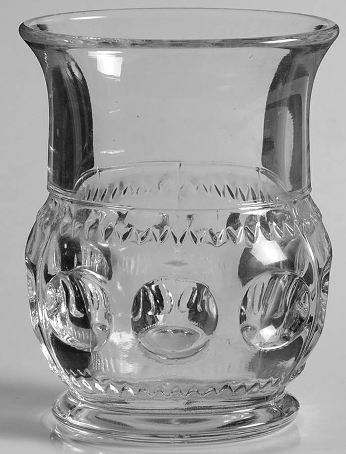 King's Crown-Clear 7 Oz Flat Tumbler by Tiffin-Franciscan-1