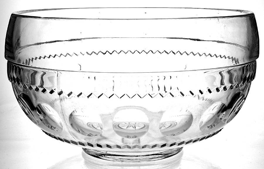King's Crown-Clear Punch Bowl by Tiffin-Franciscan-1