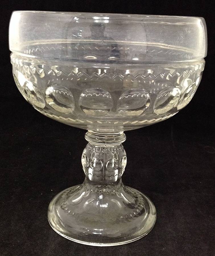 King's Crown-Clear Large Bowl Wedding No Lid by Tiffin-Franciscan-1