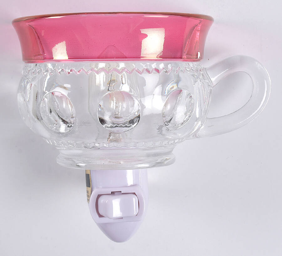 King's Crown-Cranberry Flashed (Top Only) Night Light HC by Tiffin-Franciscan-1