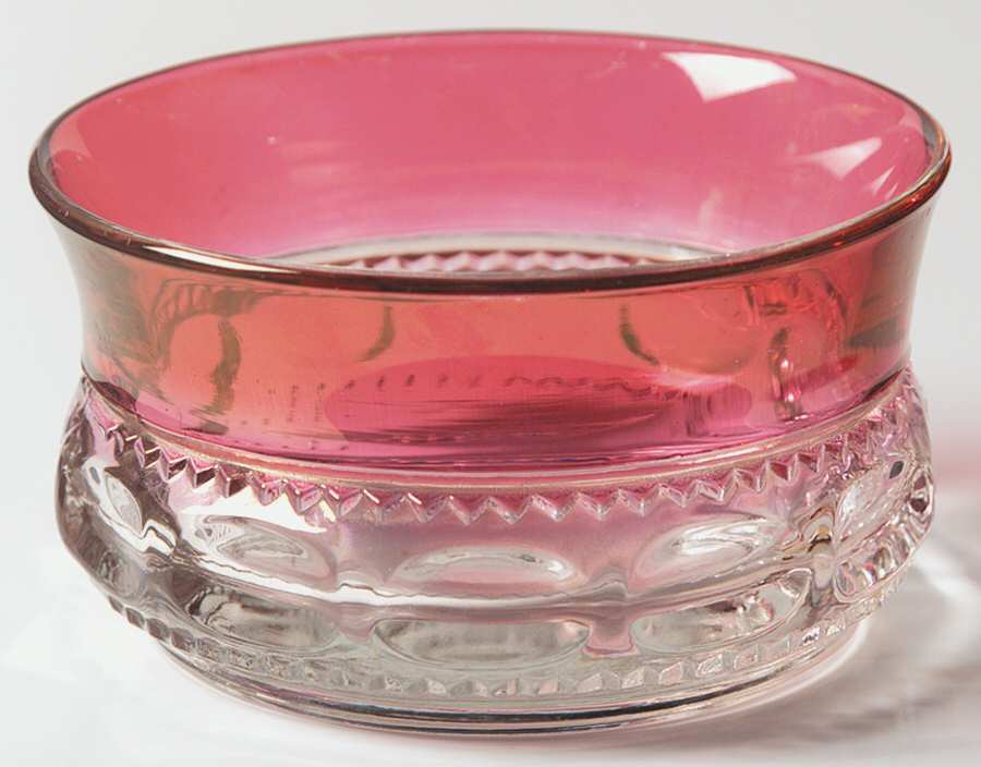 King's Crown-Ruby Flashed (Top Only) Small Fruit Dessert Bowl by Tiffin-Franciscan-1