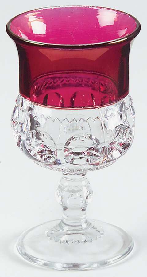 King's Crown-Ruby Flashed (Top Only) Wine by Tiffin-Franciscan-1