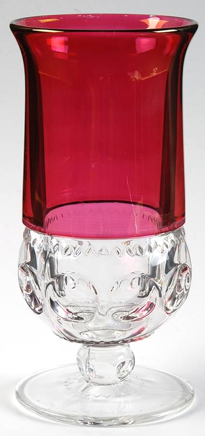 King's Crown-Ruby Flashed (Top Only) Iced Tea by Tiffin-Franciscan-1