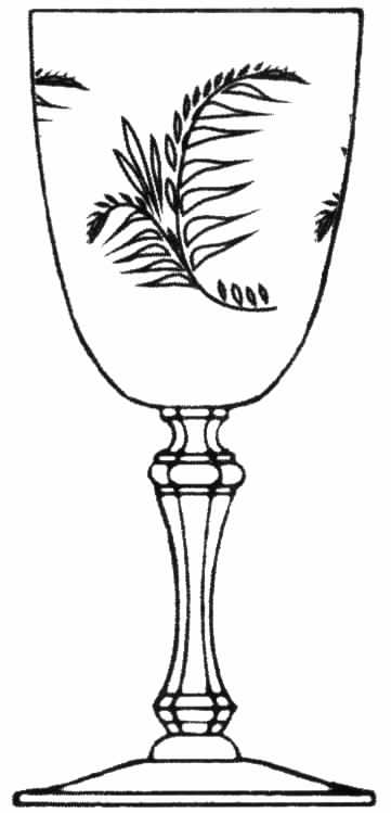 Kingsley Water Goblet by Tiffin-Franciscan-1