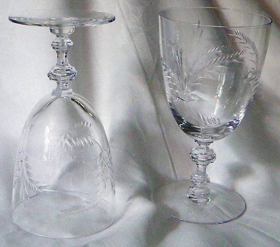 Kingsley Low Water Goblet by Tiffin-Franciscan-1