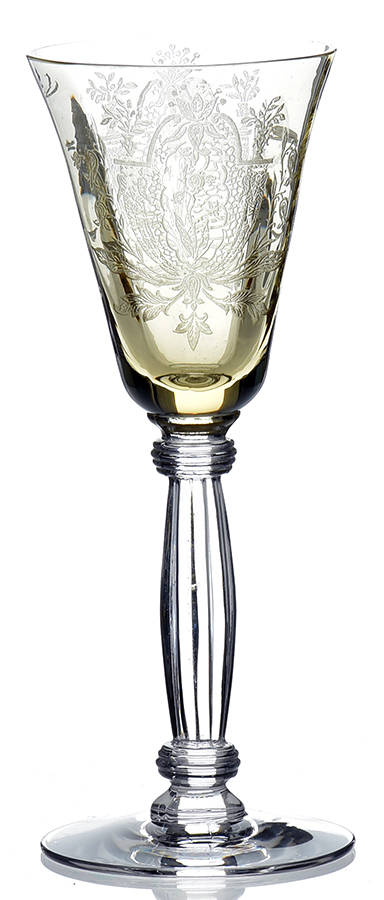 La Fleure Yellow (Stem 15024) Cordial Glass by Tiffin-Franciscan-1