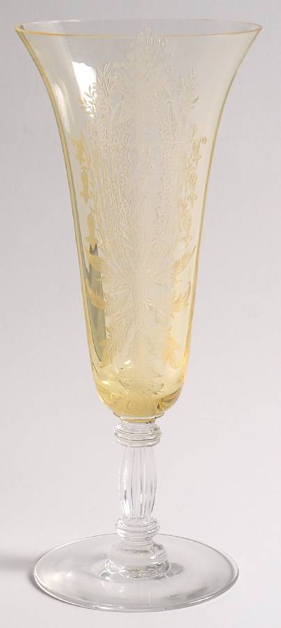 La Fleure Yellow (Stem 15024) Parfait by Tiffin-Franciscan-1