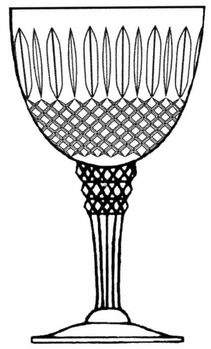 Lady Hamilton Water Goblet by Tiffin-Franciscan-1