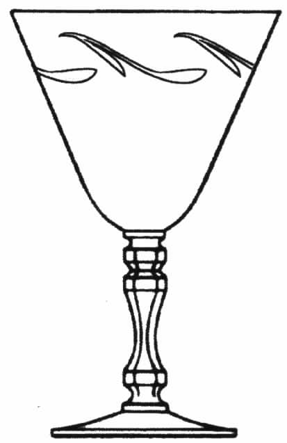 Lady Love Water Goblet by Tiffin-Franciscan-1