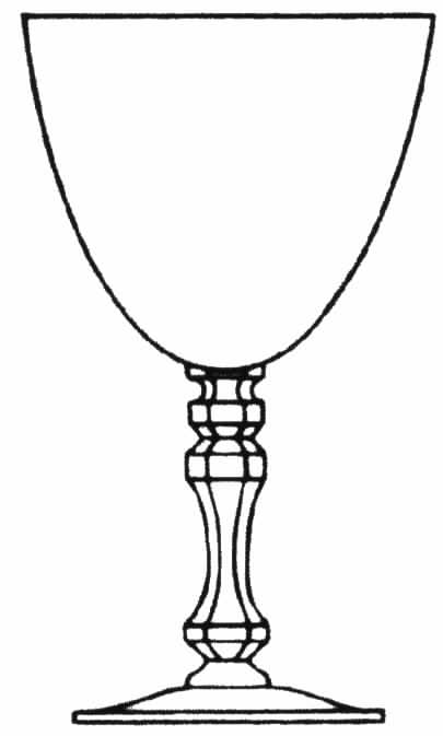 Largo Water Goblet by Tiffin-Franciscan-1