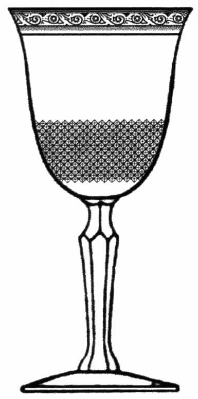 La Scala Water Goblet by Tiffin-Franciscan-1