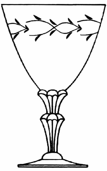 Lattice Gold Water Goblet by Tiffin-Franciscan-1