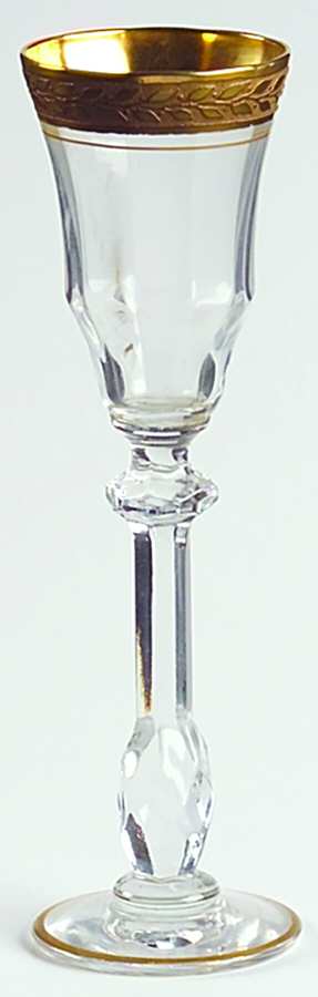 Laurel (Gold Encrust) Cordial Glass by Tiffin-Franciscan-1