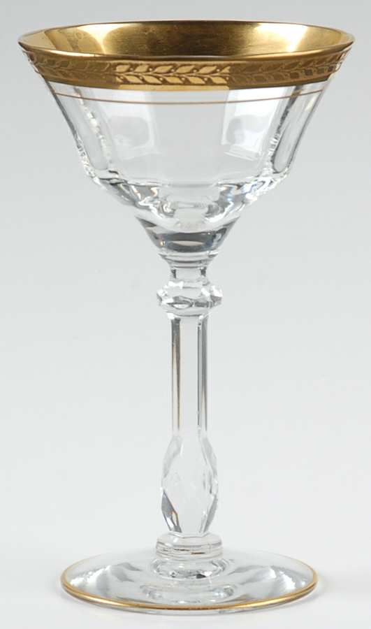 Laurel (Gold Encrust) Liquor Cocktail by Tiffin-Franciscan-1