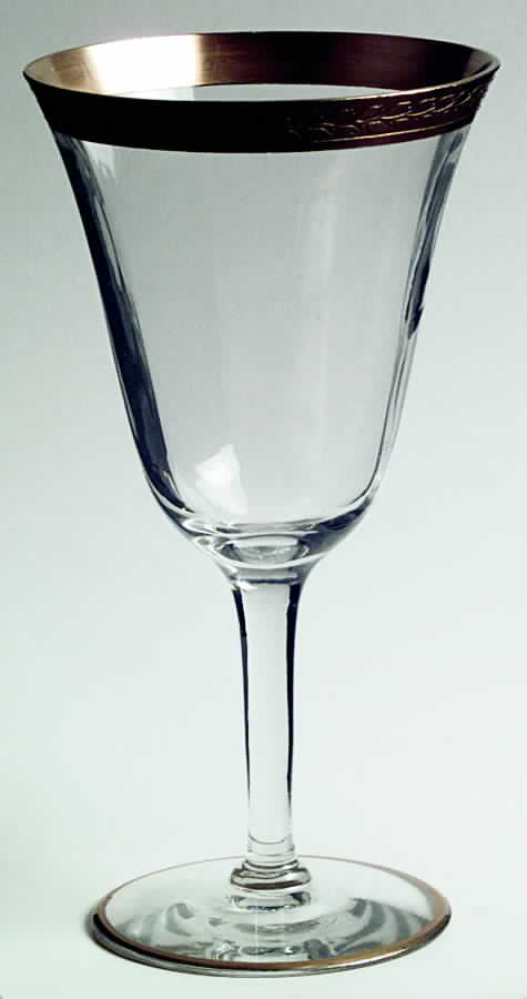 Laurel (Stem 14196) Water Goblet by Tiffin-Franciscan-1