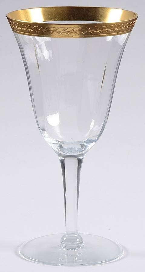 Laurel (Stem 14196) Water Goblet by Tiffin-Franciscan-1