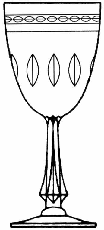 Laurent Water Goblet by Tiffin-Franciscan-1