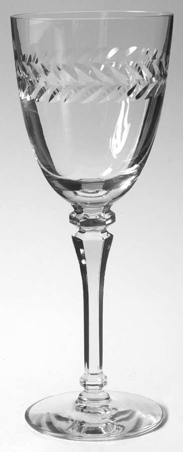 Laurel Wreath Water Goblet by Tiffin-Franciscan-1