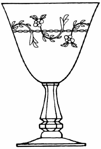 Lenox Belvedere Water Goblet by Tiffin-Franciscan-1