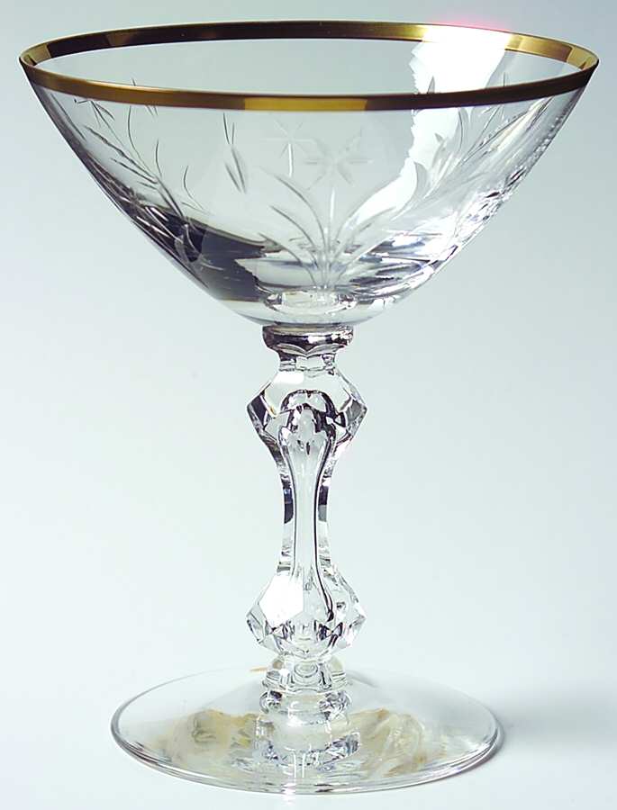 Lenox Glendale (Gold Trim) Champagne/Tall Sherbet by Tiffin-Franciscan-1