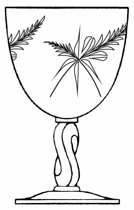 Lehua Water Goblet by Tiffin-Franciscan-1
