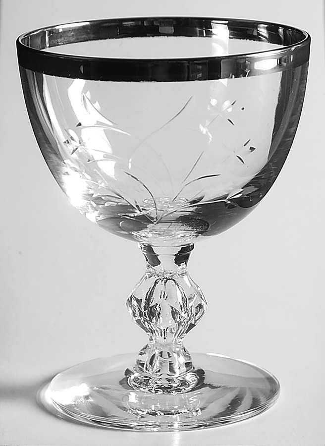 Lenox Kingsley Platinum Oyster or Fruit Cocktail by Tiffin-Franciscan-1