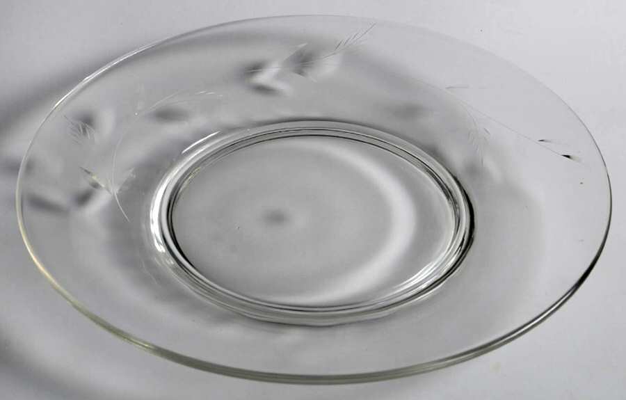 Lenox Lyric Clear (No Trim) Luncheon Plate by Tiffin-Franciscan-1