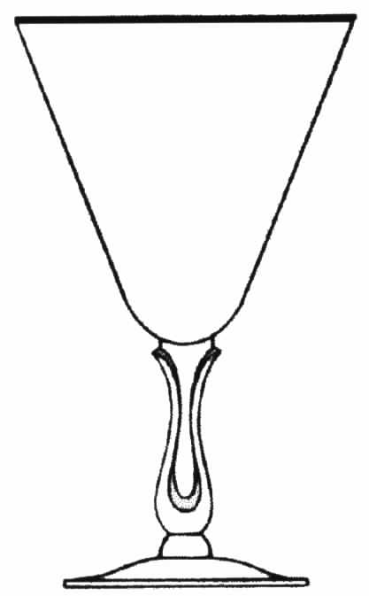 Leona Gold Water Goblet by Tiffin-Franciscan-1