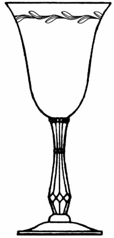 Lenox Wreath Water Goblet by Tiffin-Franciscan-1