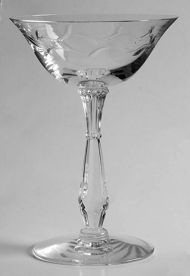 Lenox Wreath Champagne/Tall Sherbet by Tiffin-Franciscan-1