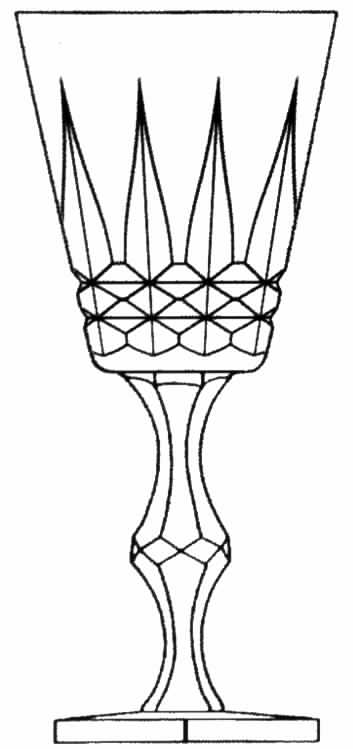 Leyland Water Goblet by Tiffin-Franciscan-1
