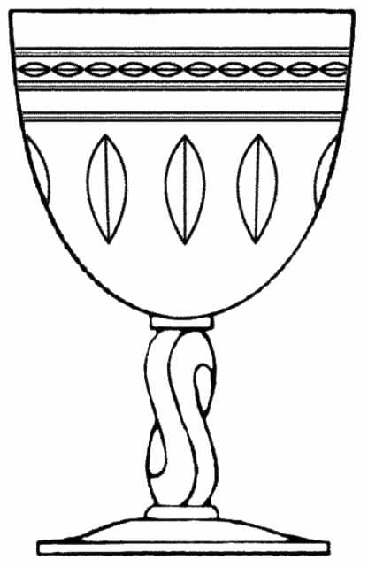 Liege Water Goblet by Tiffin-Franciscan-1