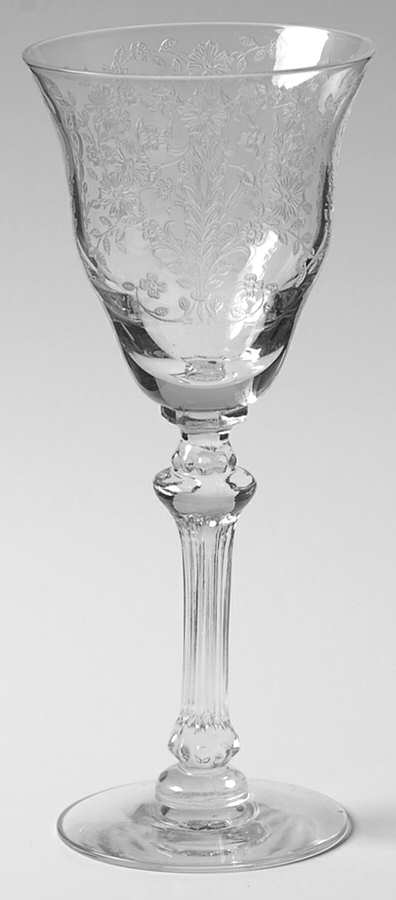 Love Lace (Etched) Wine Glass by Tiffin-Franciscan-1