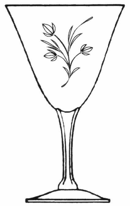 Lorraine Water Goblet by Tiffin-Franciscan-1