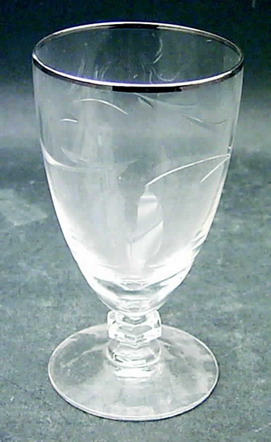 Lyndley (Platinum Trim) Juice Glass by Tiffin-Franciscan-1