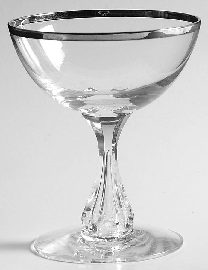 Lynwood (Platinum Trim) Champagne/Tall Sherbet by Tiffin-Franciscan-1