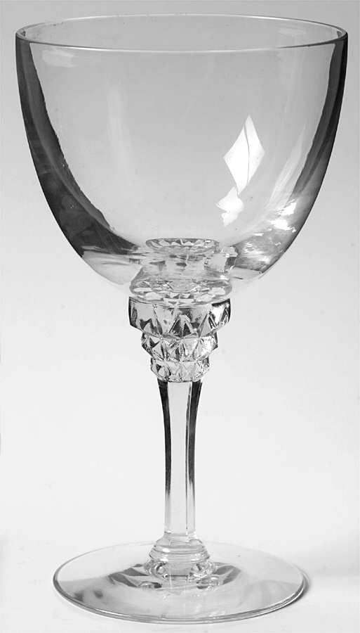 Majesty (Stem#17507, No Trim) Water Goblet by Tiffin-Franciscan-1