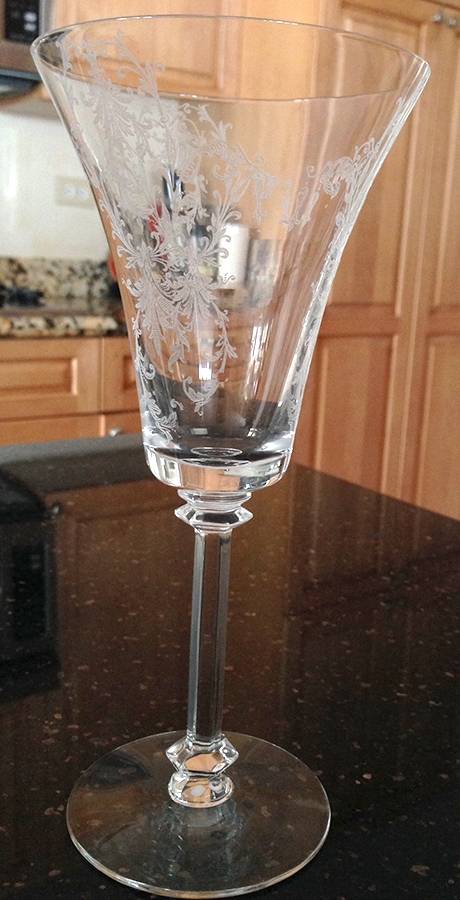 Mansard Water Goblet by Tiffin-Franciscan-1